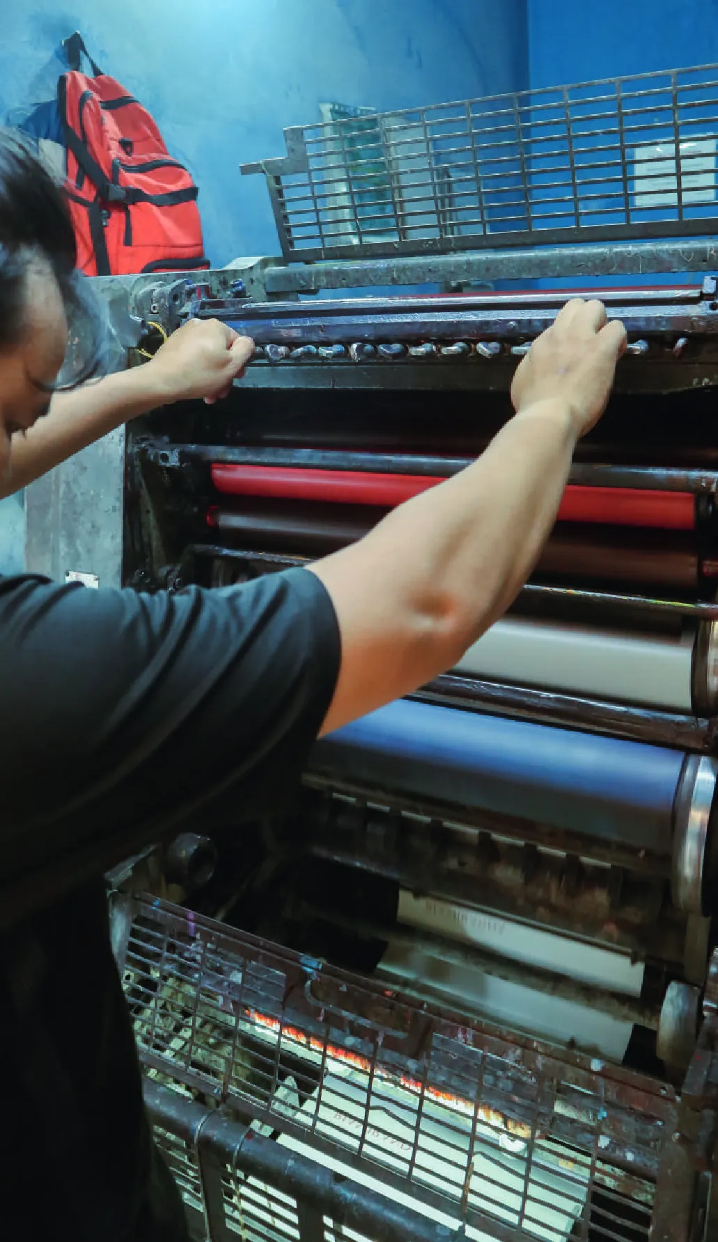 Mesin offset printing Sri Intan